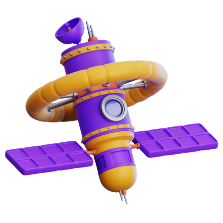 Space Station  3D Icon