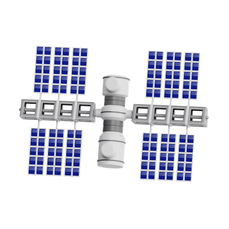 Space Station  3D Icon