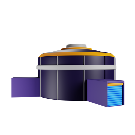 Space Station  3D Icon