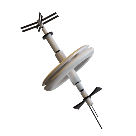 Space Station  3D Icon