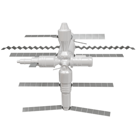 Space Station  3D Icon