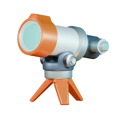 Space telescope  3D Icon