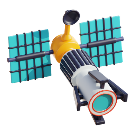 Space Telescope  3D Icon