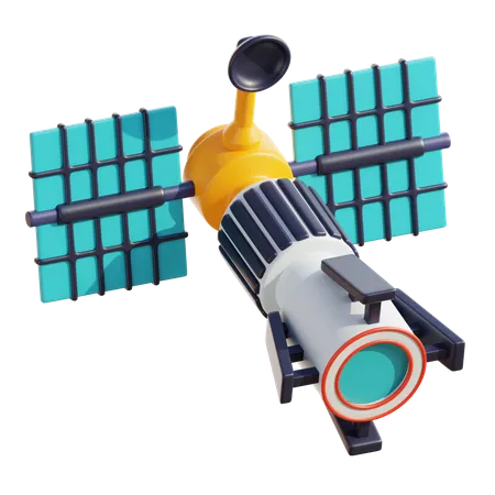 Space Telescope  3D Icon