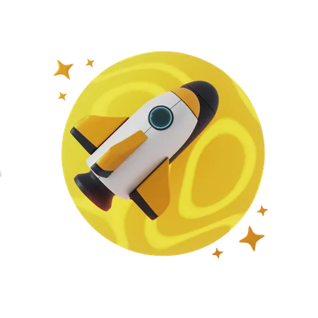 Space Trip  3D Icon