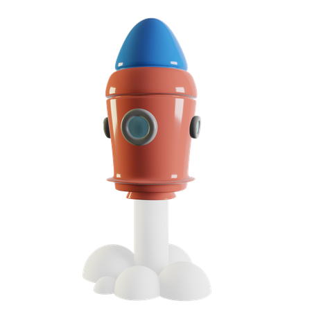 Space Unit Launch  3D Icon