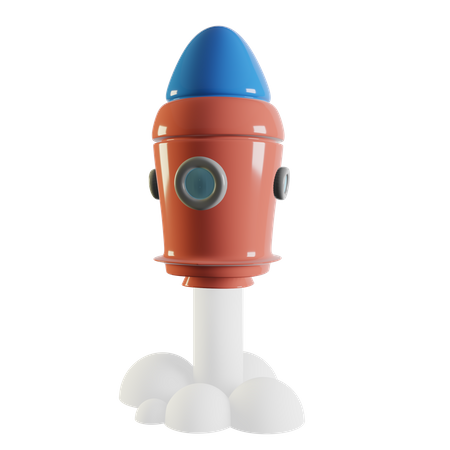 Space Unit Launch  3D Icon