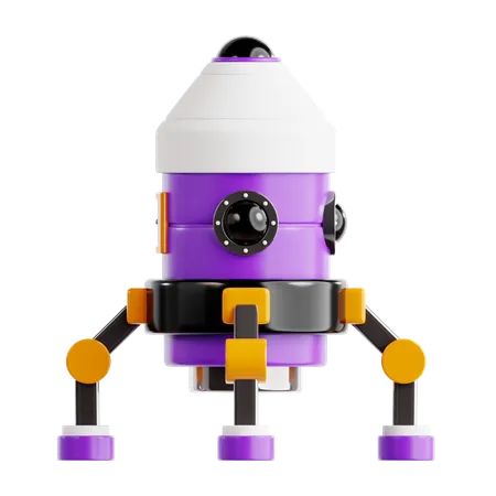Spacecraft  3D Icon