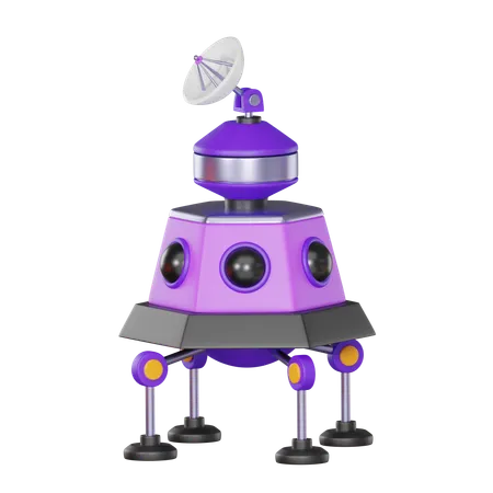 Spacecraft  3D Icon