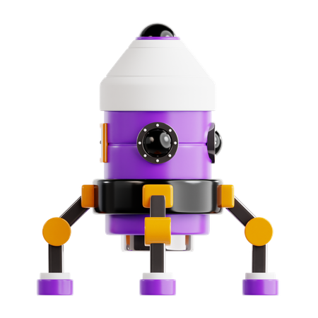 Spacecraft  3D Icon