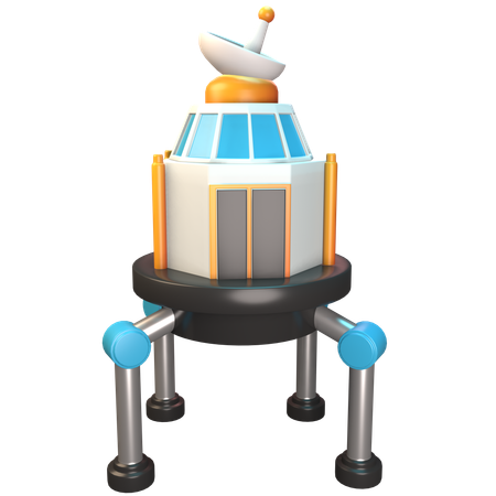 Spacecraft  3D Icon