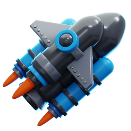 Spaceship  3D Icon