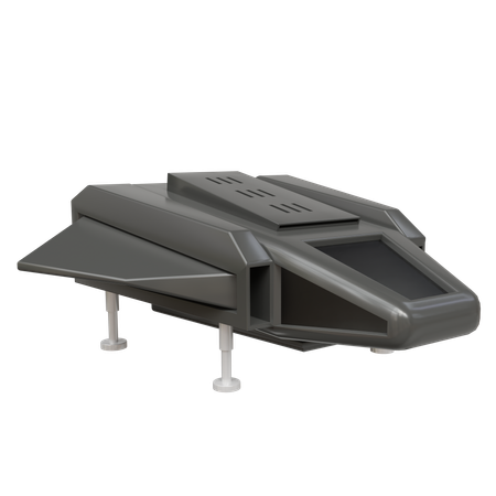 Spaceship  3D Icon