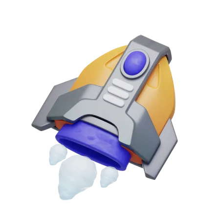 Spaceship  3D Icon