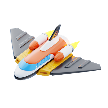 Spaceship  3D Icon