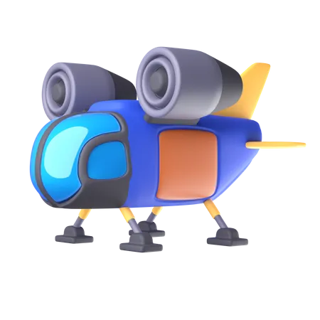 Spaceship  3D Icon