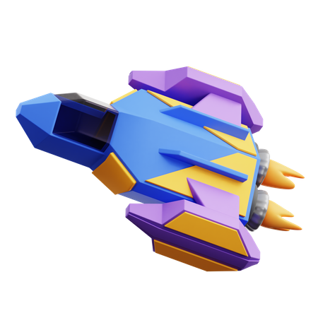 Spaceship  3D Icon