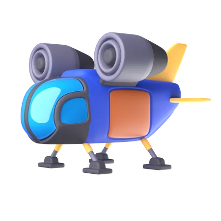 Spaceship  3D Icon