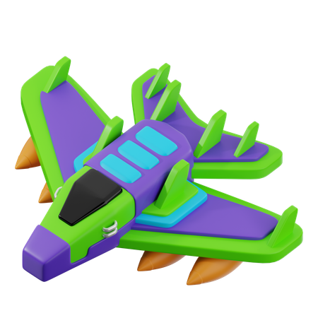 Spaceship  3D Icon