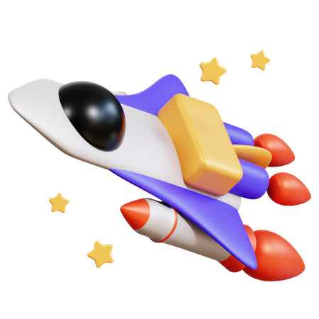 Spaceship  3D Icon