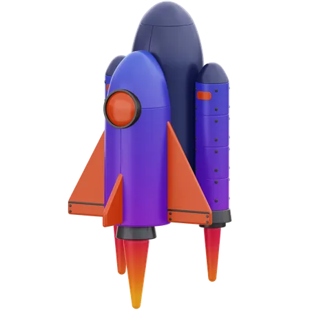 Spaceship  3D Illustration