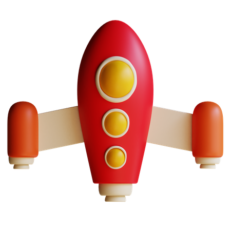 Spaceship  3D Illustration