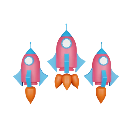 Spaceship  3D Illustration