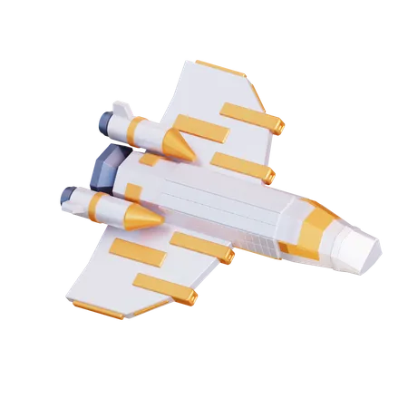 Spaceship  3D Illustration
