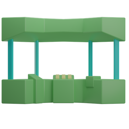 Spaceship Control Room  3D Icon