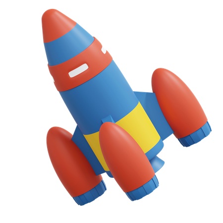 Spaceship Rocket Toy  3D Icon