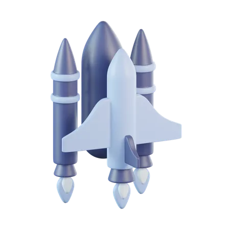 Spaceshuttle  3D Icon