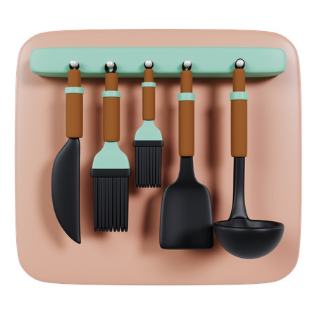 Spachtel-Set  3D Icon