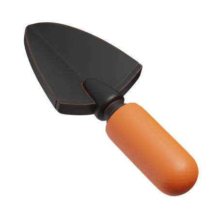 Spade Scoop For Gardening 3D Icon
