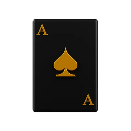 Spade Ace  3D Icon