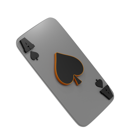 Spade Ace Card  3D Icon