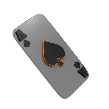 Spade Ace Card  3D Icon