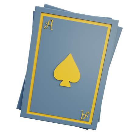 Spade Card  3D Icon