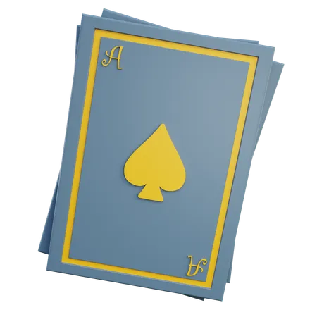 Spade Card  3D Icon