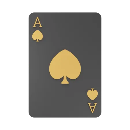 Spade Card  3D Icon