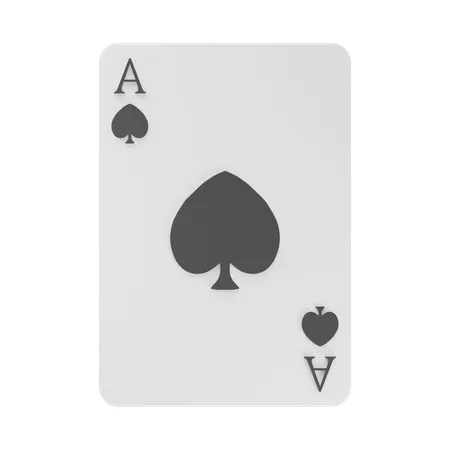 Spade Card  3D Icon