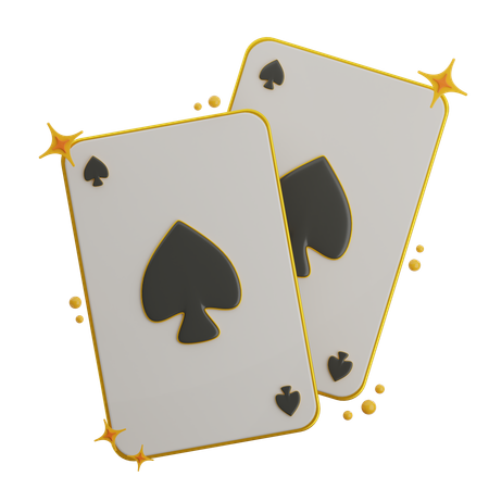 Spade Poker Card  3D Icon