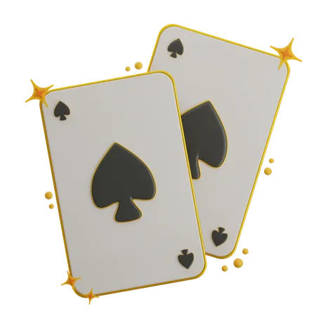 Spade Poker Card  3D Icon