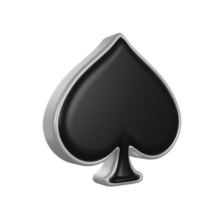 Spades card  3D Icon