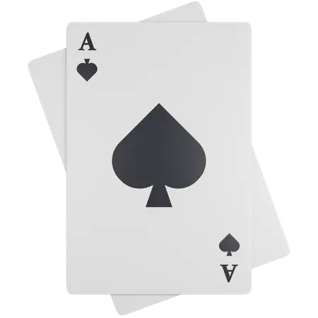 Spades Card  3D Icon