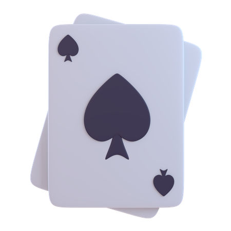 Spades Card  3D Icon