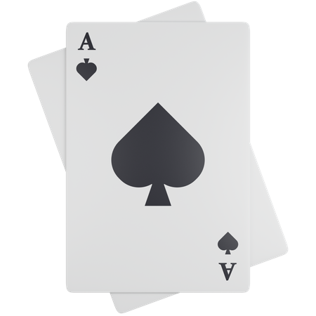 Spades Card  3D Icon