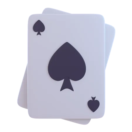 Spades Card  3D Icon