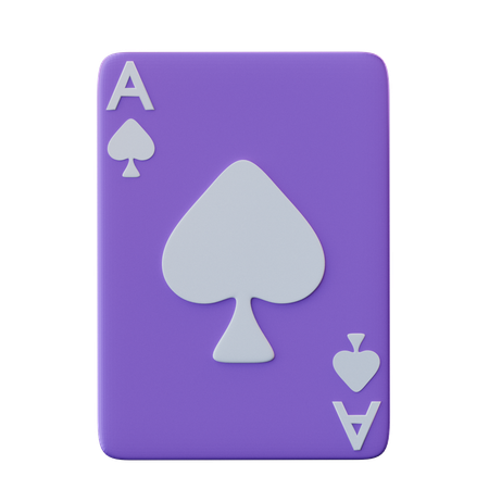 Spades Poker Card  3D Icon