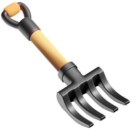 Spading Fork  3D Icon