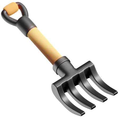 Spading Fork  3D Icon